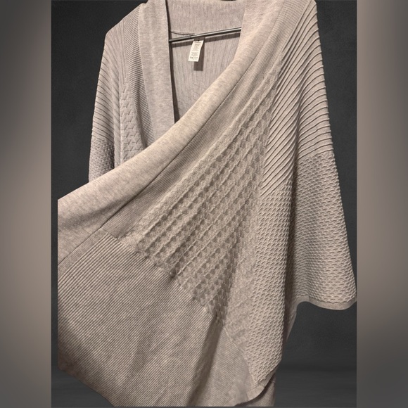 Lululemon Dream Weaver Wrap Sweater Heathered Core Ultra Light Grey One Size - Picture 7 of 11